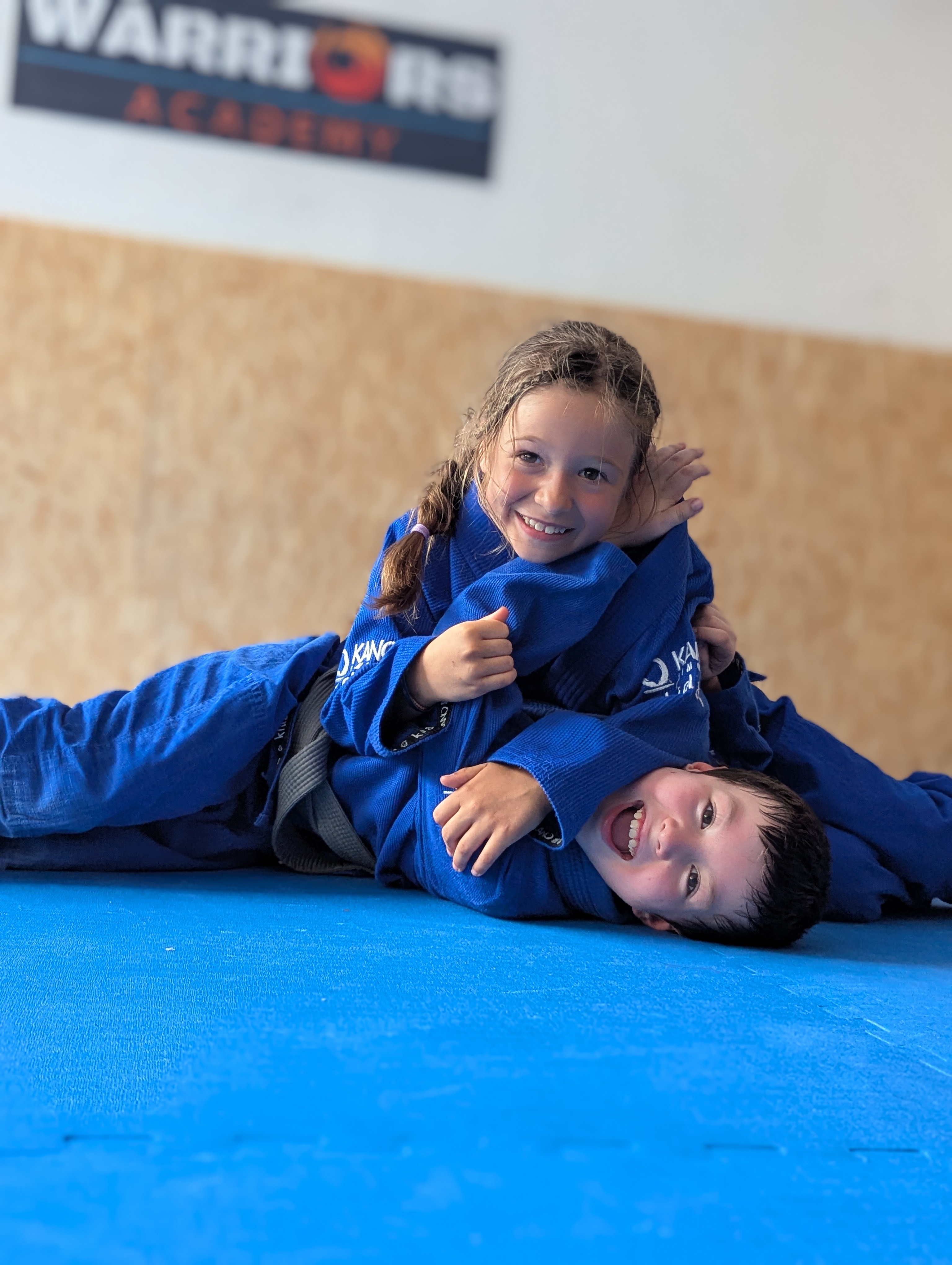 Allenamento BJJ bambini alla Warriors Academy